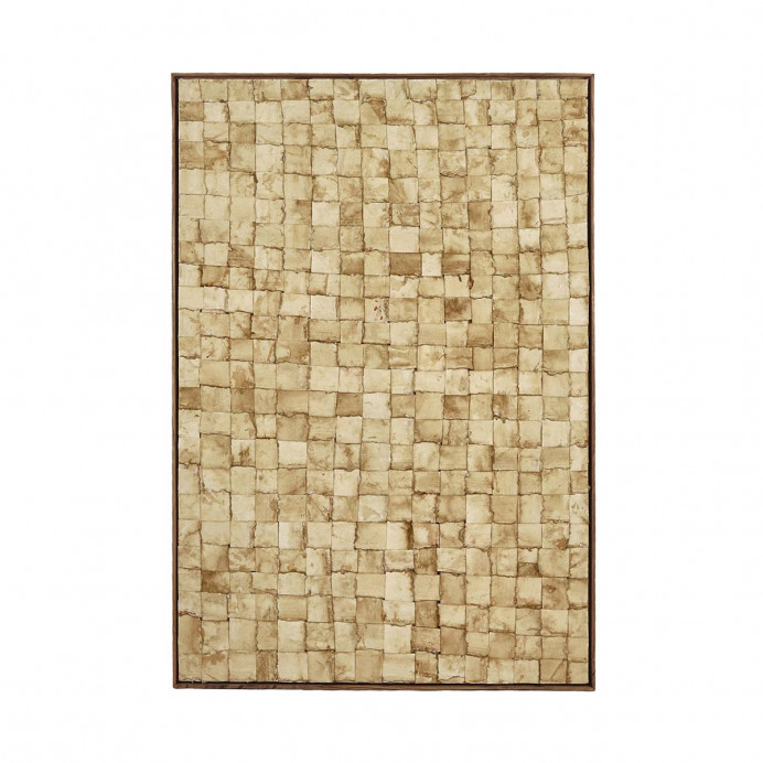 Toile FIBRE Naturel Coton et Bois - 120 x 80