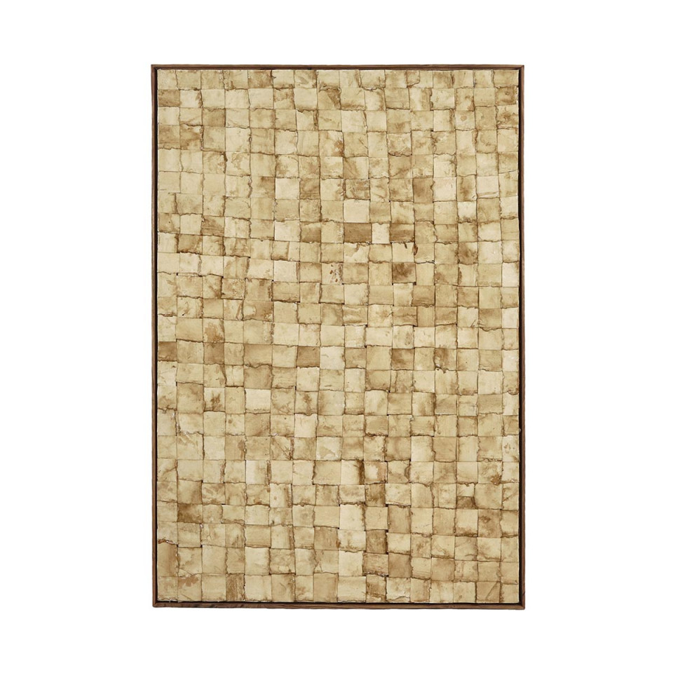 Toile FIBRE Naturel Coton et Bois - 120 x 80