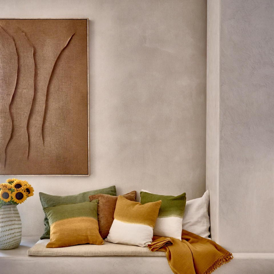 Toile ONDULA Naturel Jute et Bois - 143 x 103 