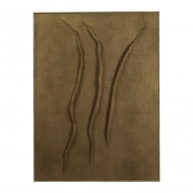 Toile ONDULA Naturel Jute et Bois - 143 x 103 