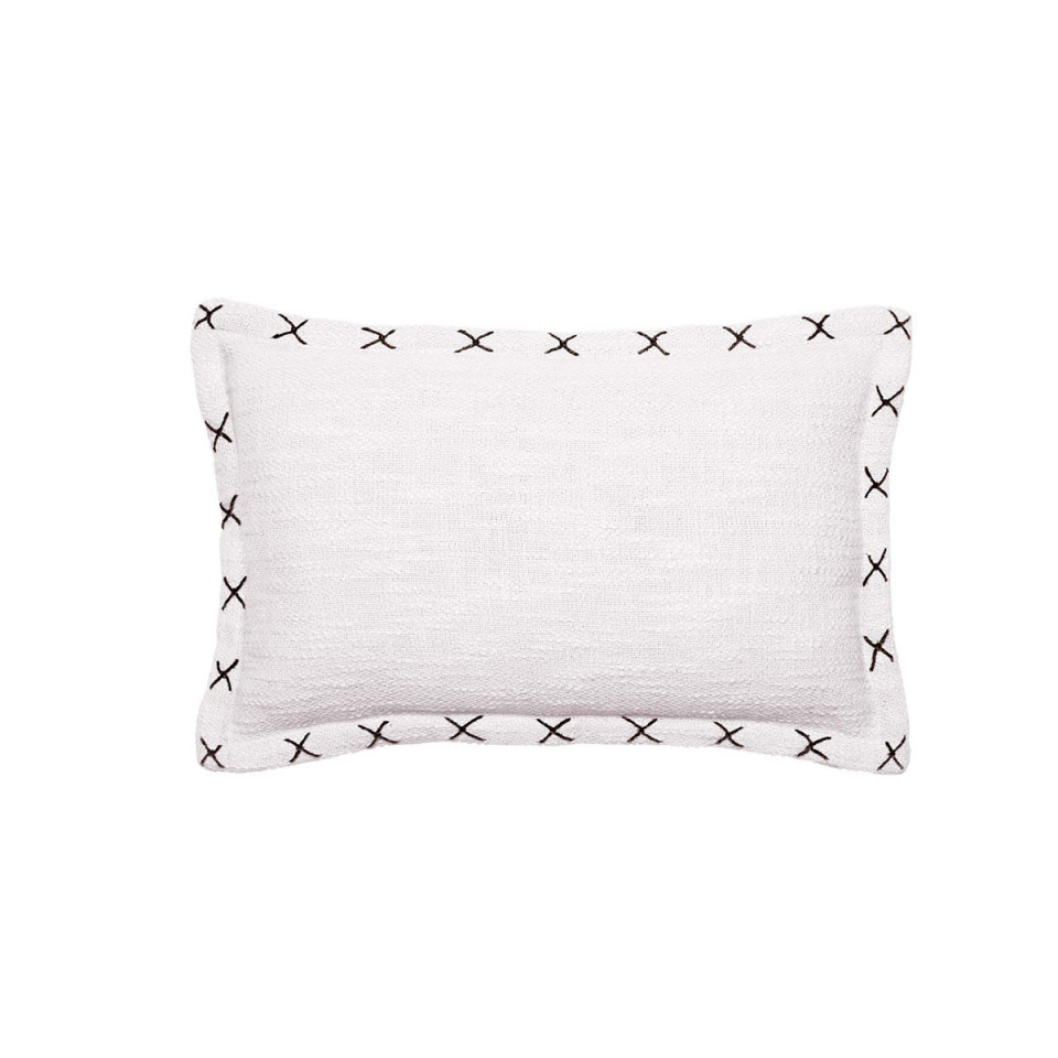 Housse de Coussin Broderie Croix PALAFITA  