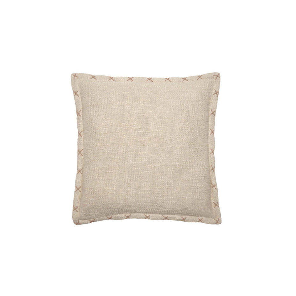 Housse de Coussin Broderie Croix PALAFITA  