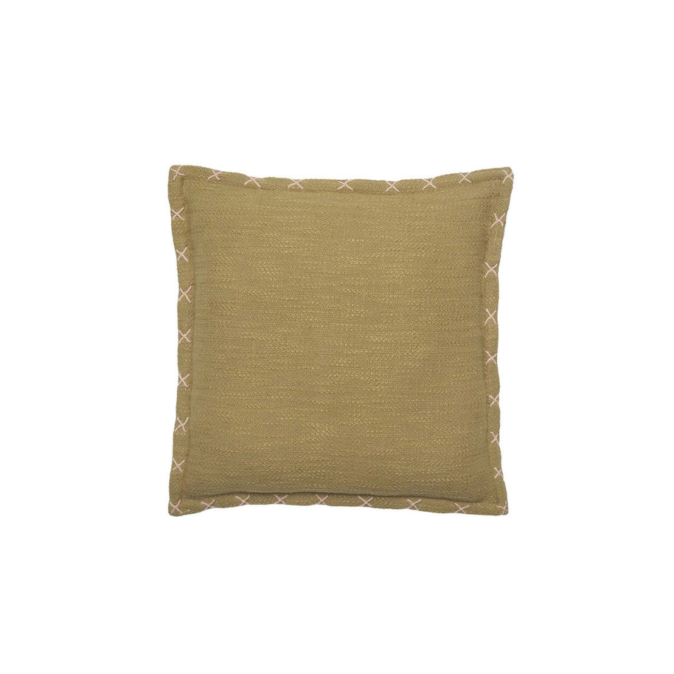 Housse de Coussin Broderie Croix PALAFITA  