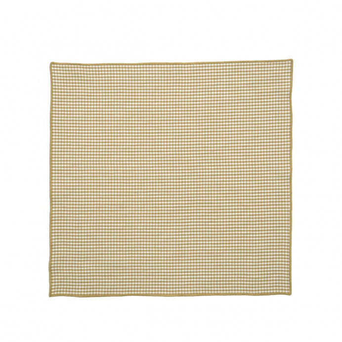 Serviette de Table en Coton Vichy VIC - Vent du ssud | Impression lin