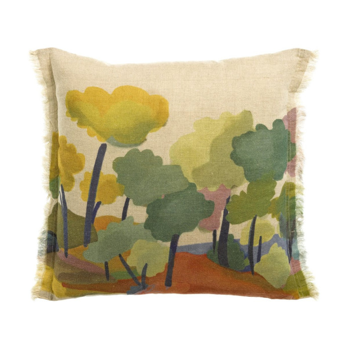 Coussin Lin Coton Imprimé ZEFF MELIO  