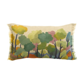 Coussin Lin Coton Imprimé ZEFF MELIO  