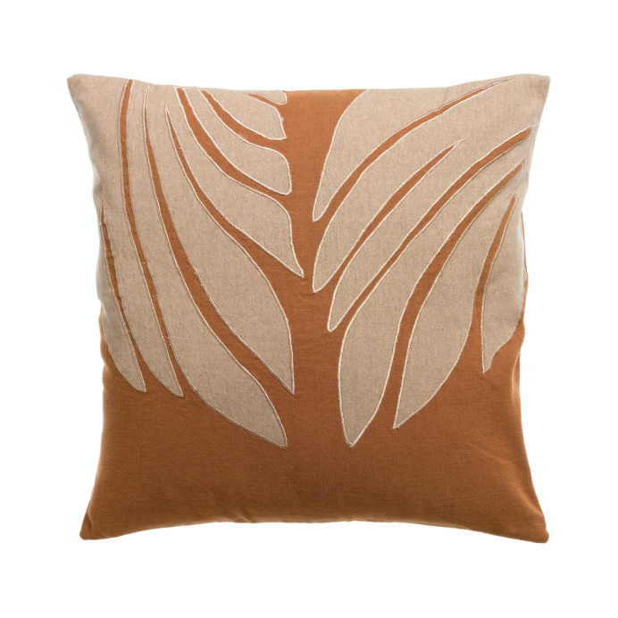Coussin Lin Coton Feuillage NILOS