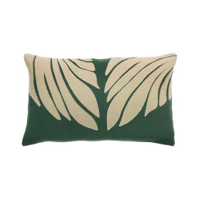 Coussin Lin Coton Feuillage NILOS  