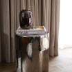 Table d'Appoint en Grès Chrome