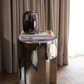 Table d'Appoint en Grès Chrome