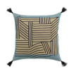 Coussin Coton Lin Brodé KORI