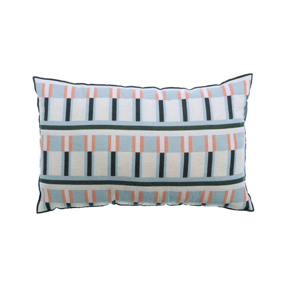 Coussin Lin Coton Imprimée JASON  