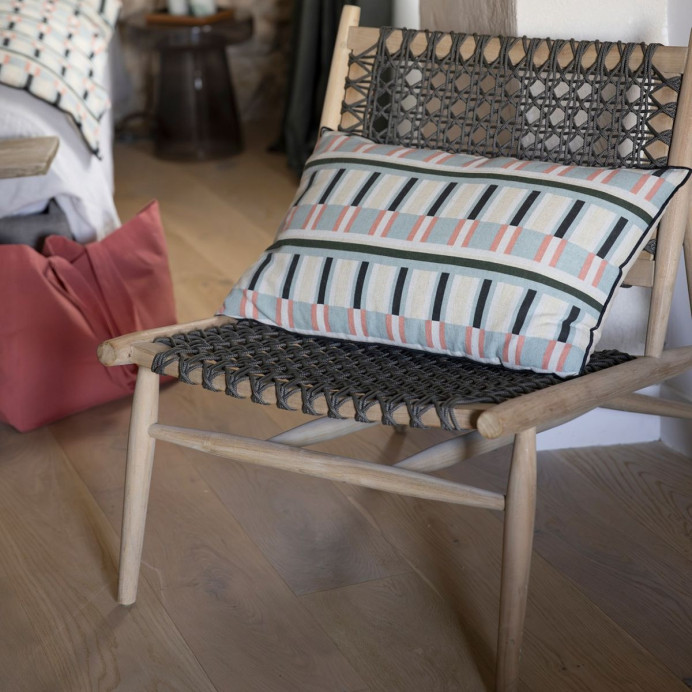 Coussin Lin Coton Imprimée JASON