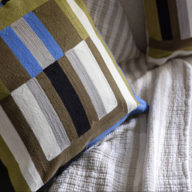 Coussin Coton Brodé JASON