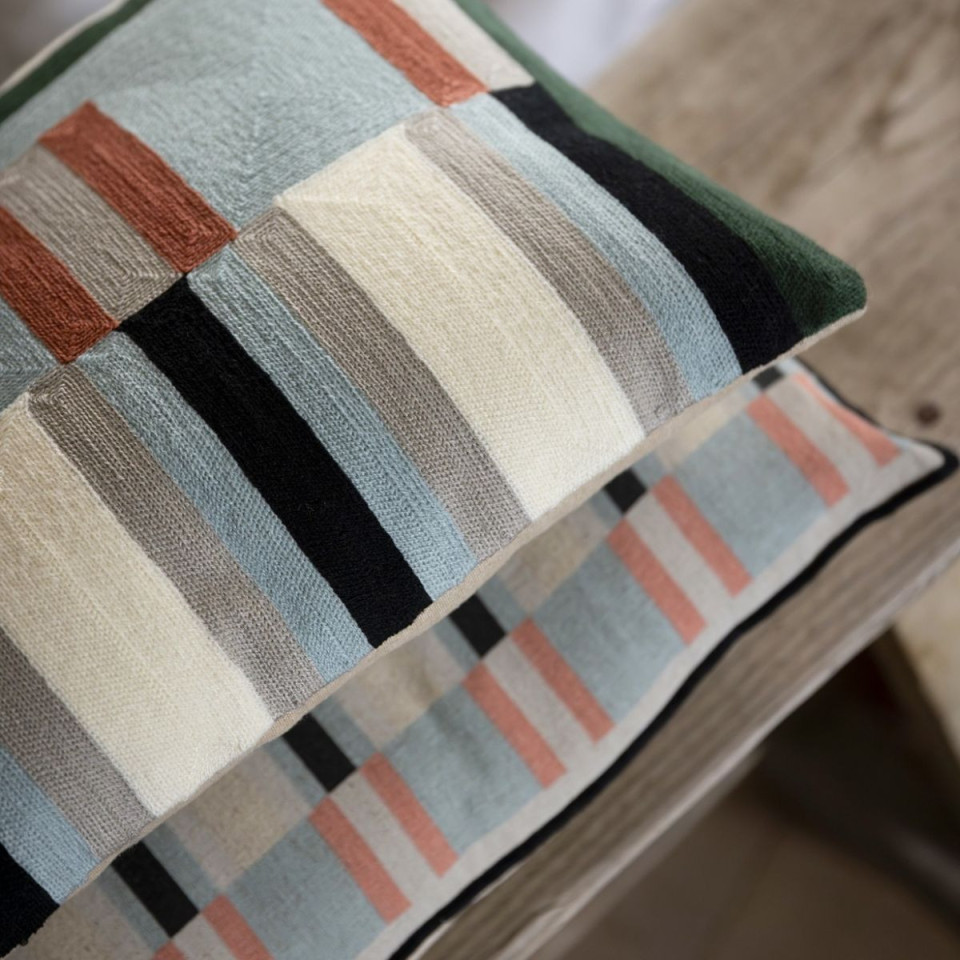 Coussin Coton Brodé JASON  