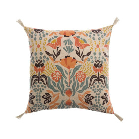 Coussin Coton Imprimé YOURI Couleur:Multico Dimensions:45 x 45 Vivaraise