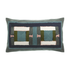 Coussin Coton Brodé TAHO  Vivaraise