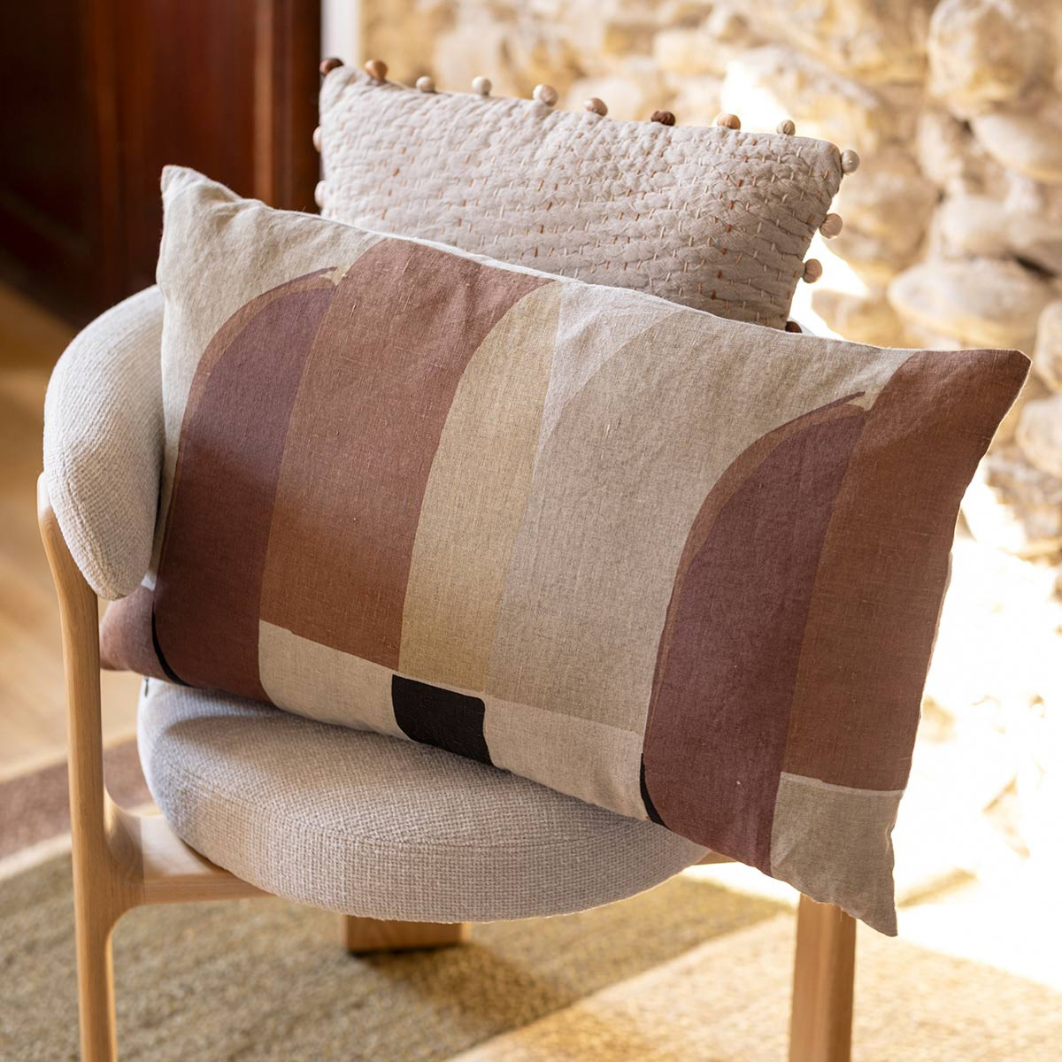 Coussin Lin Coton ZEFF KALI