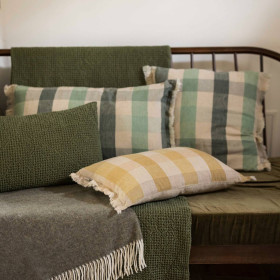 Coussin Lin Coton Imprimé KATE  