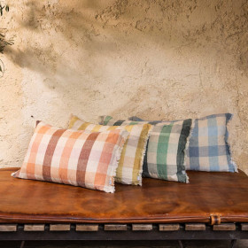 Coussin Lin Coton Imprimé KATE  