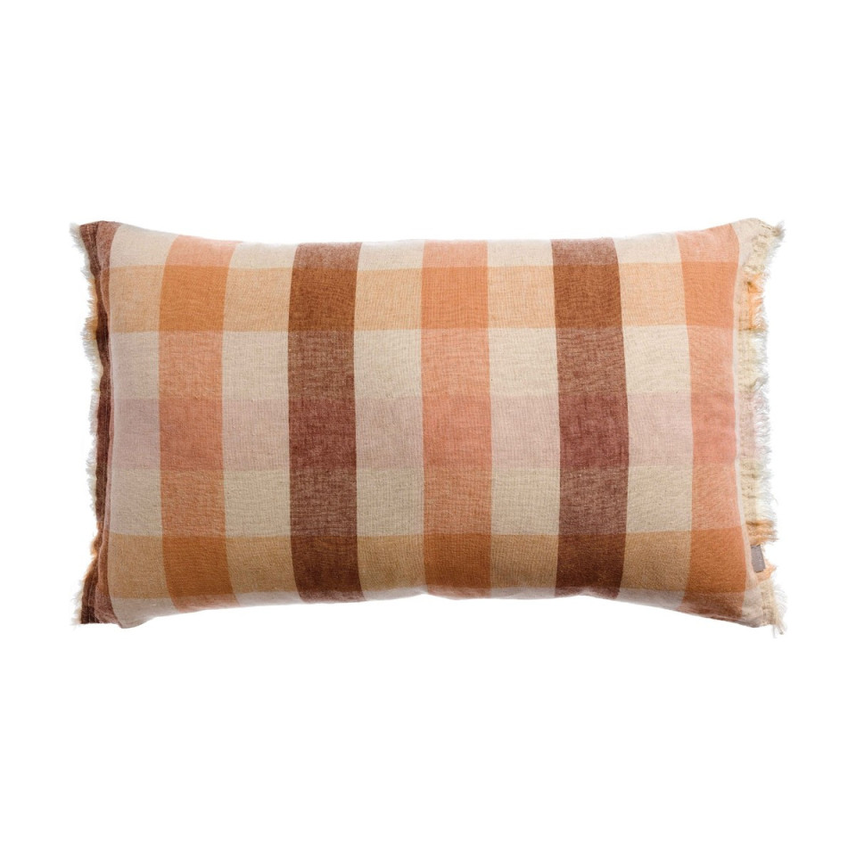 Coussin Lin Coton Imprimé KATE  