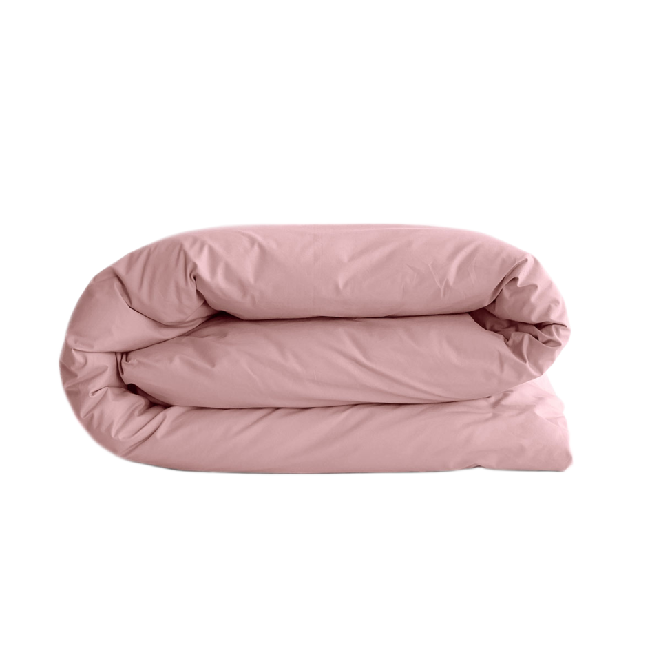 Housse de Couette MANOIR en Percale de Coton Couleur:Rose  Matière:Percale de Coton Vent du Sud