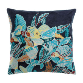 Coussin Coton Brodé DORI  Vivaraise