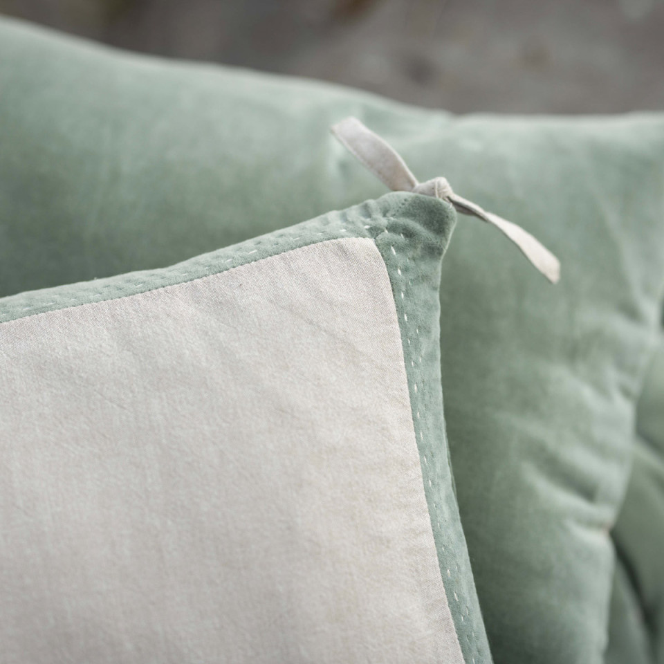 Coussin Coton Chambray ELISE  