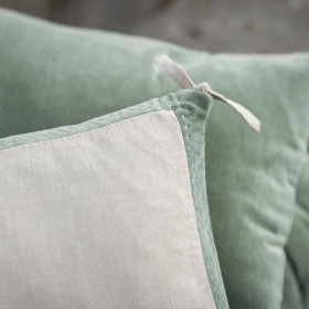 Coussin Coton Chambray ELISE  