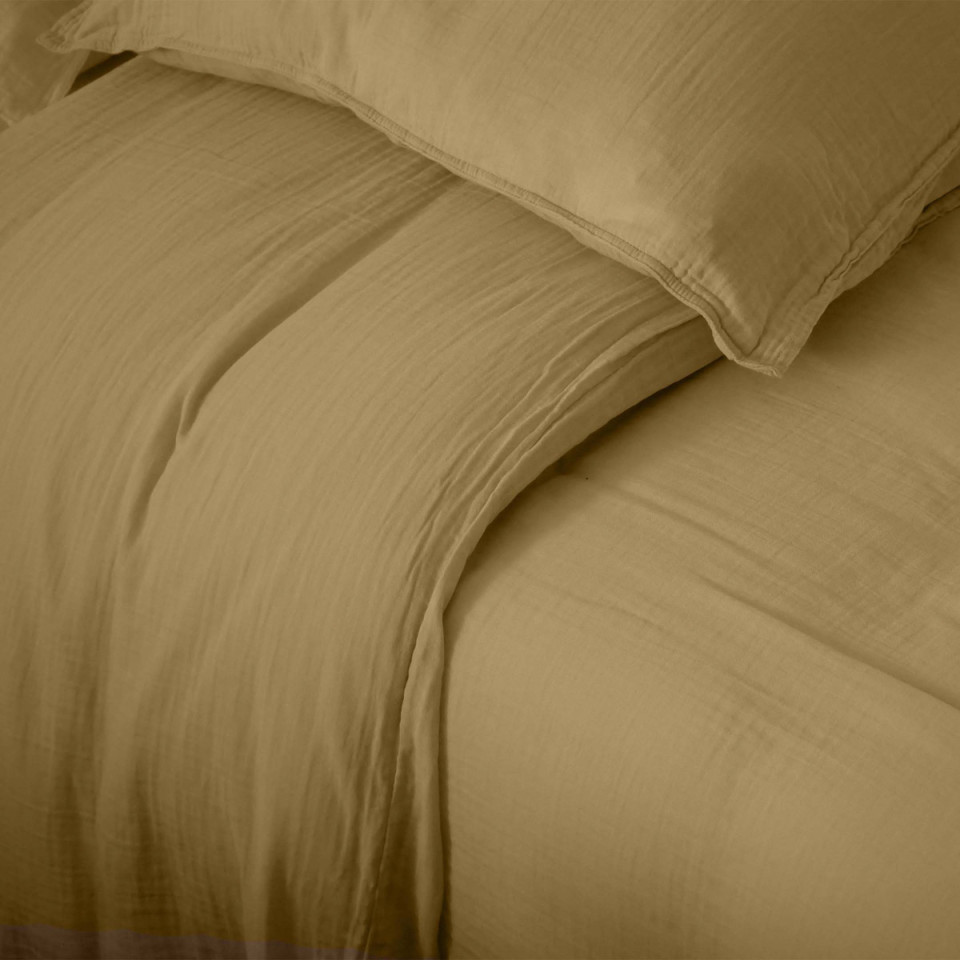 Drap Housse MILOS en Gaze de Coton