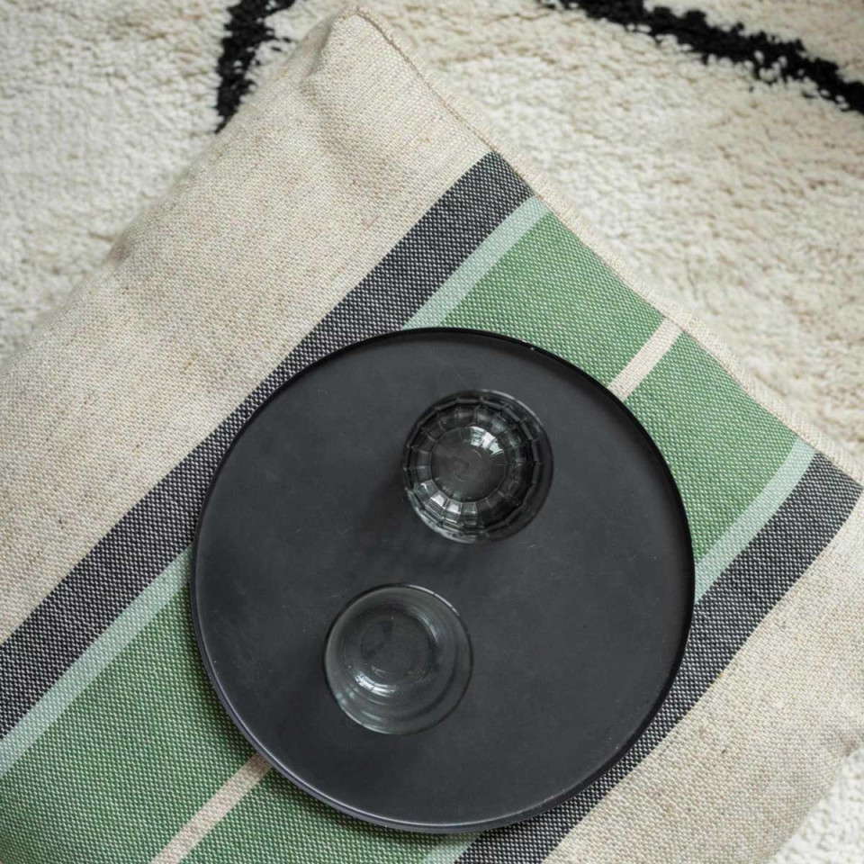 Coussin de Sol Tissé Main GATSBY 