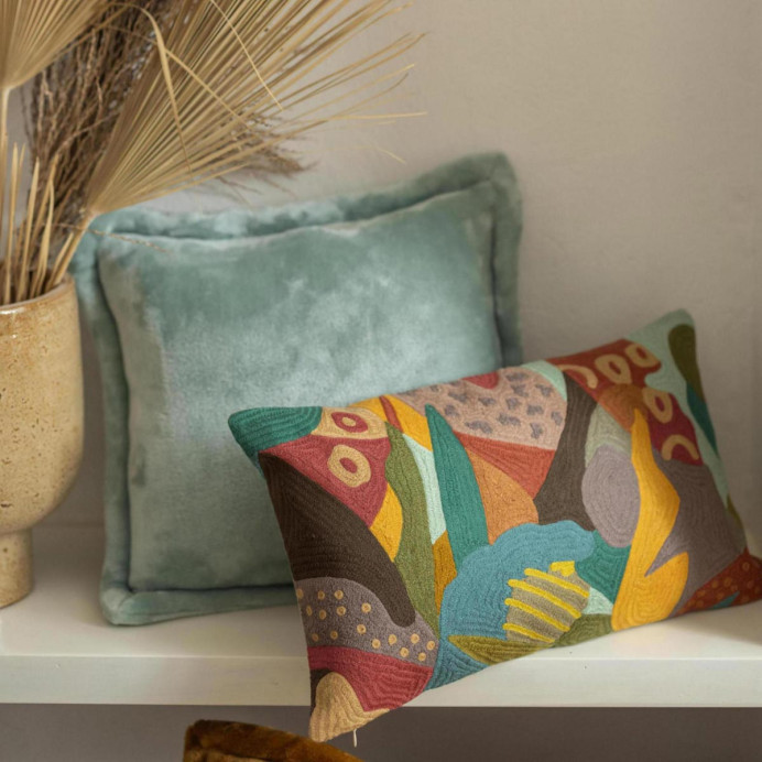 Coussin Coton Brodé IZEL