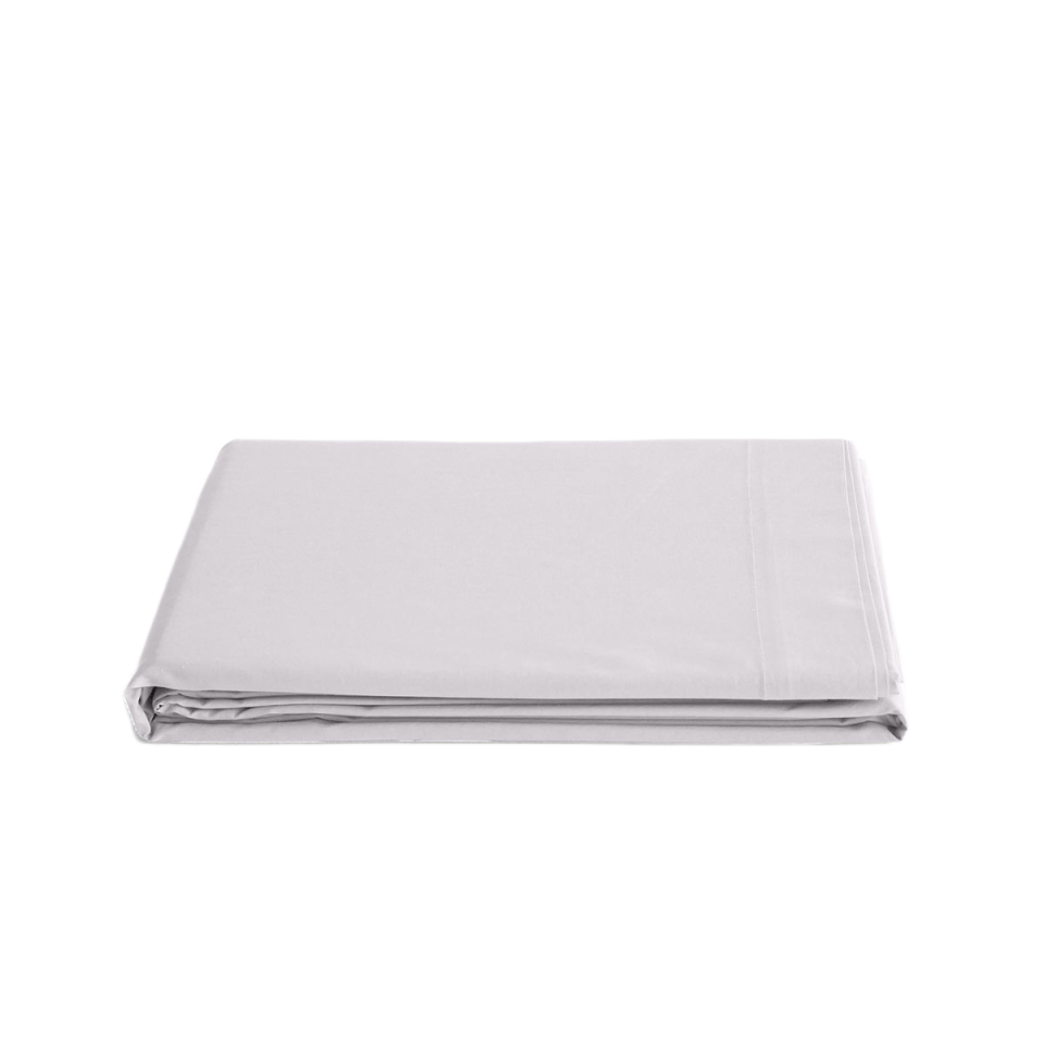 Drap Plat MANOIR en Percale de Coton Couleur:Perle Dimensions:240 X 300 Matière:Percale de Coton Vent du Sud