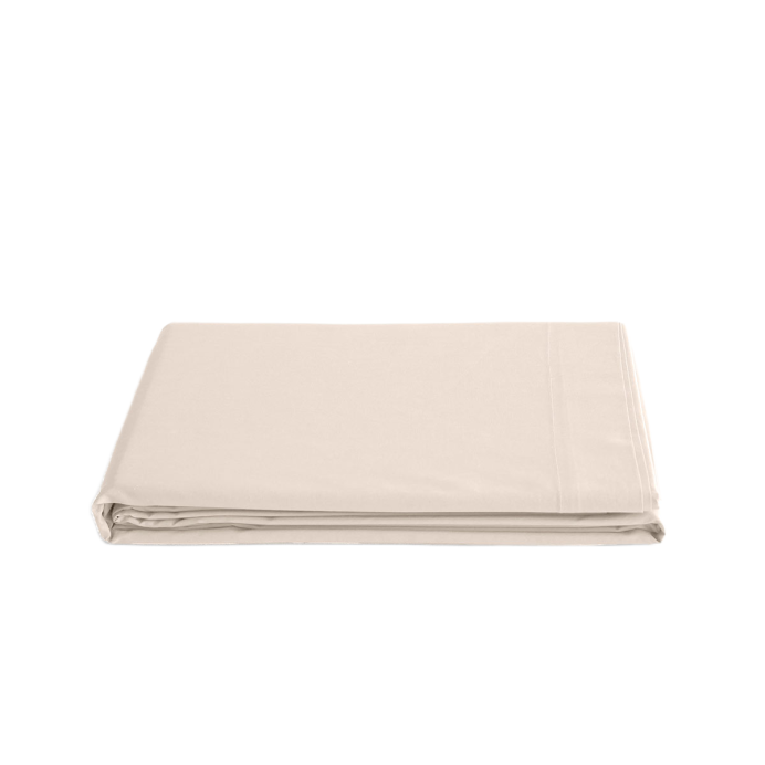 Drap Plat en Percale de Coton MANOIR - Vent du sud | Impression lin