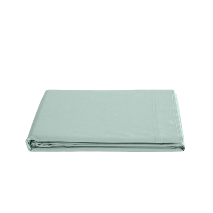 Drap Plat en Percale de Coton MANOIR - Vent du sud | Impression lin