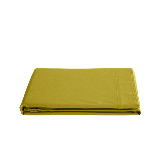 Drap Plat en Percale de Coton MANOIR - Vent du sud | Impression lin