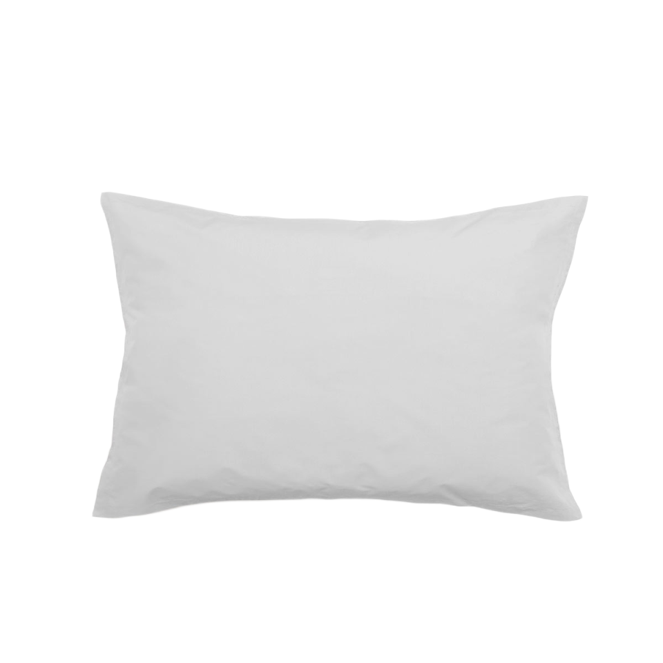Taies d'Oreiller MANOIR en Percale de Coton Couleur:Neige Dimensions:50 x 70 Matière:Percale de Coton Vent du Sud