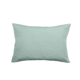 Taies d'Oreiller MANOIR en Percale de Coton Couleur:Lichen Dimensions:50 x 70 Vent du Sud