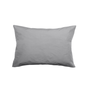 Taies d'Oreiller MANOIR en Percale de Coton Couleur:Acier Dimensions:50 x 70 Vent du Sud