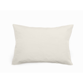 Taies d'Oreiller MANOIR en Percale de Coton Couleur:Ivoire Dimensions:50 x 70 Matière:Percale de Coton Vent du Sud