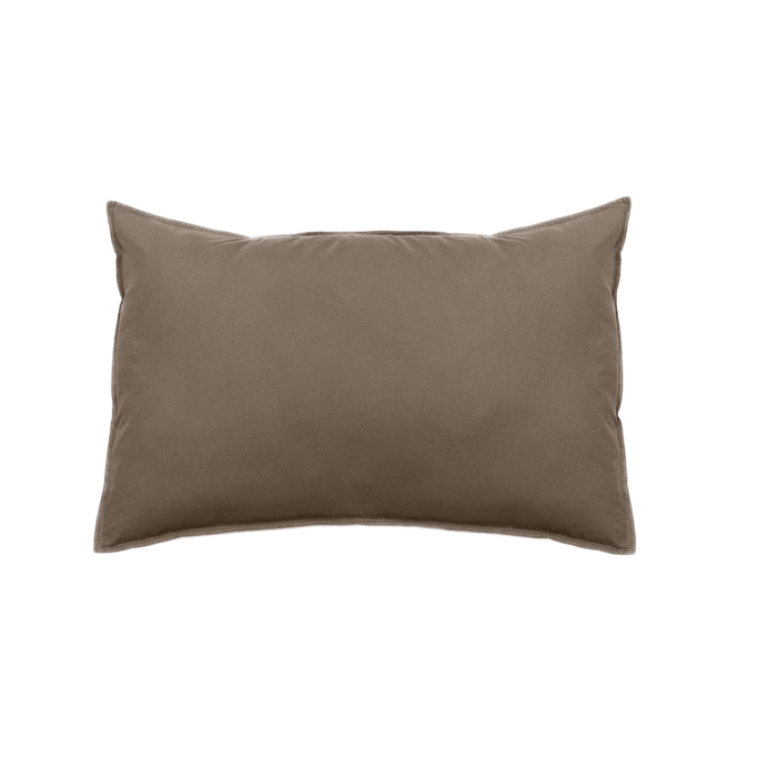 Vent du Sud Taies d'Oreiller et Traversin PALACE en Coton Lavé