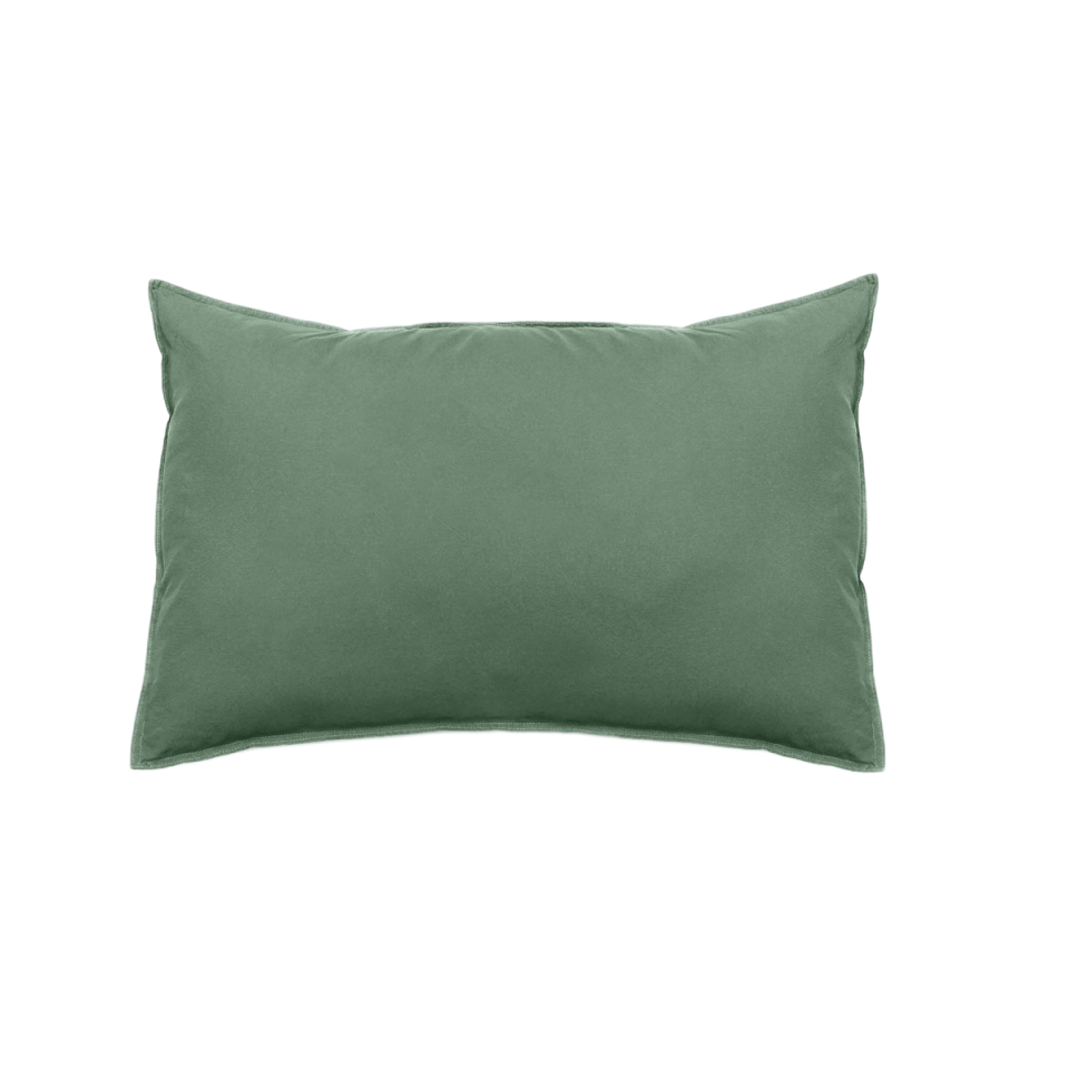 Taies d'Oreiller et Traversin PALACE en Coton Lavé  Vent du Sud