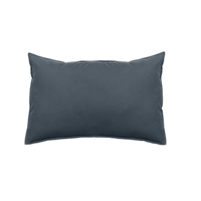 Vent du Sud Taies d'Oreiller et Traversin PALACE en Coton Lavé