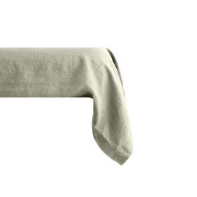 Taies d'Oreiller et Traversin PALACE en Coton Lavé Couleur:Laurier Dimensions:43 x 195 Vent du Sud