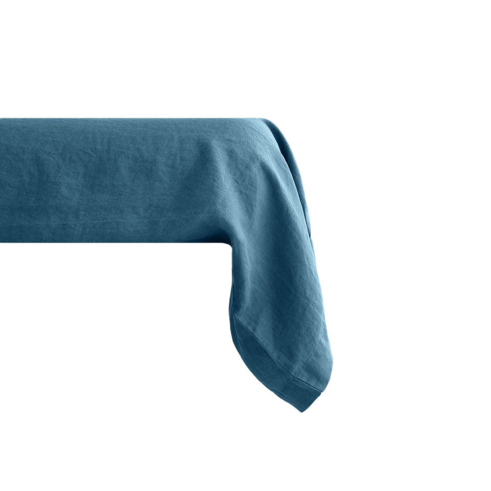 Taies d'Oreiller et Traversin PALACE en Coton Lavé Couleur:Marine Dimensions:43 x 195 Vent du Sud