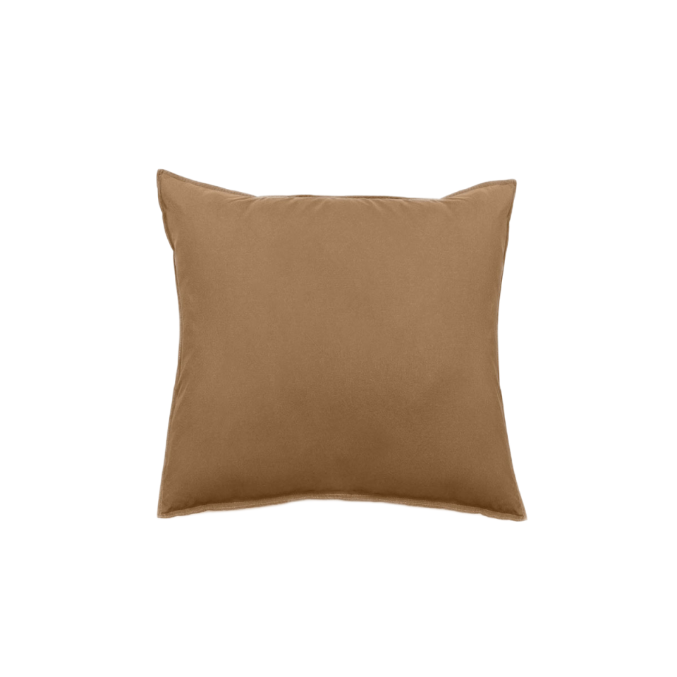 Taies d'Oreiller et Traversin PALACE en Coton Lavé Couleur:Cognac Dimensions:50 x 70 Vent du Sud