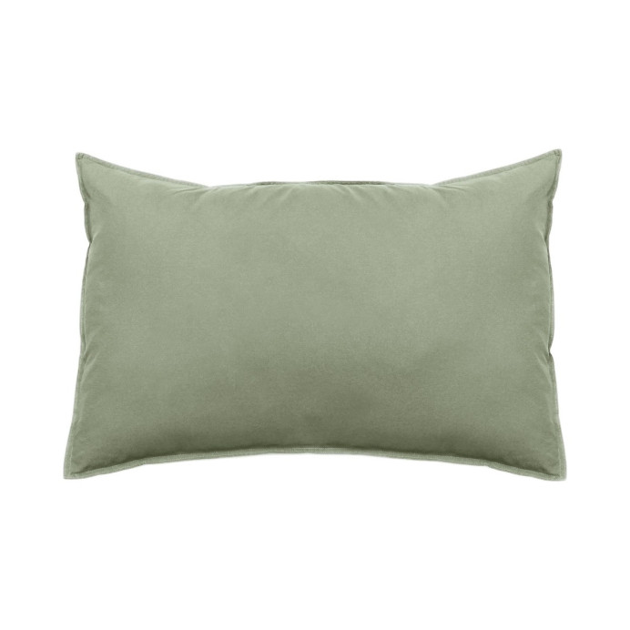 Vent du Sud Taies d'Oreiller et Traversin PALACE en Coton Lavé