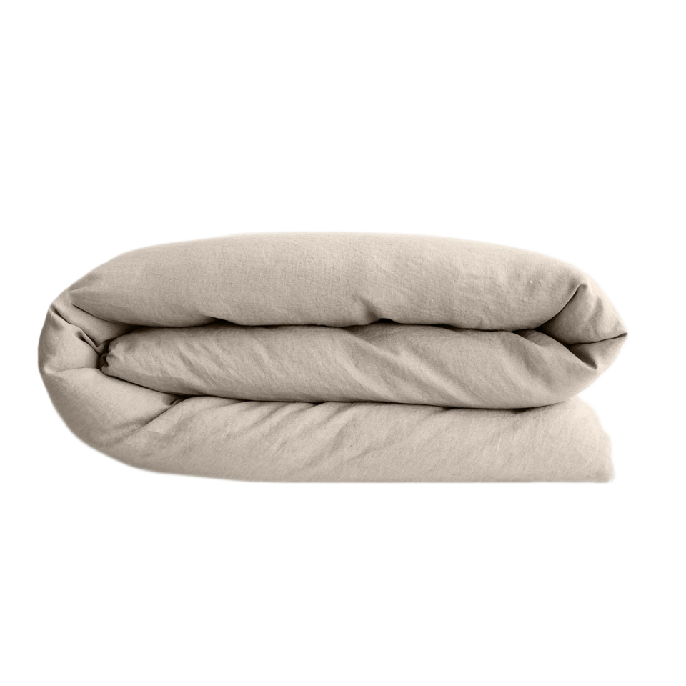 Housse de Couette 100% Coton Lavé PALACE Forme Bouteille  