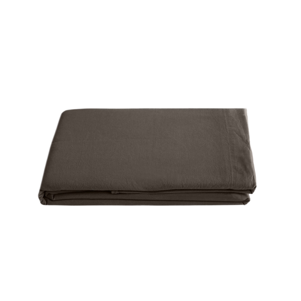 Drap Plat PALACE en Coton Lavé  