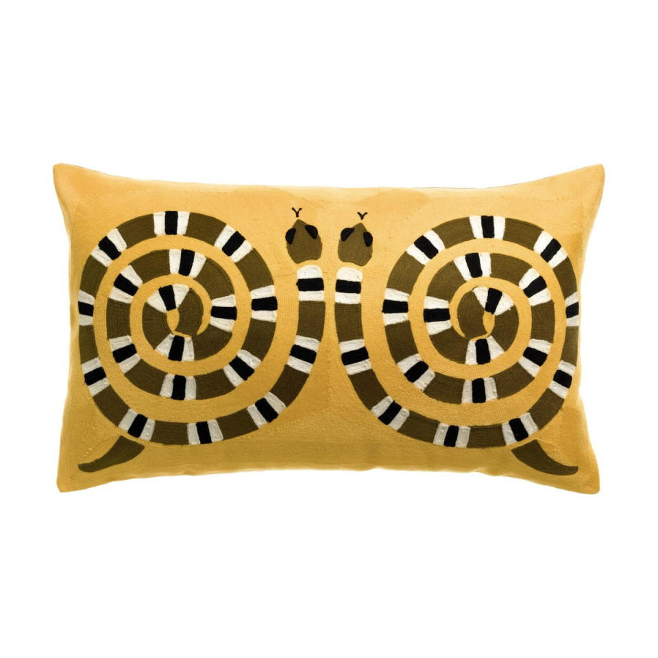 Coussin Coton Brodé YOKA  